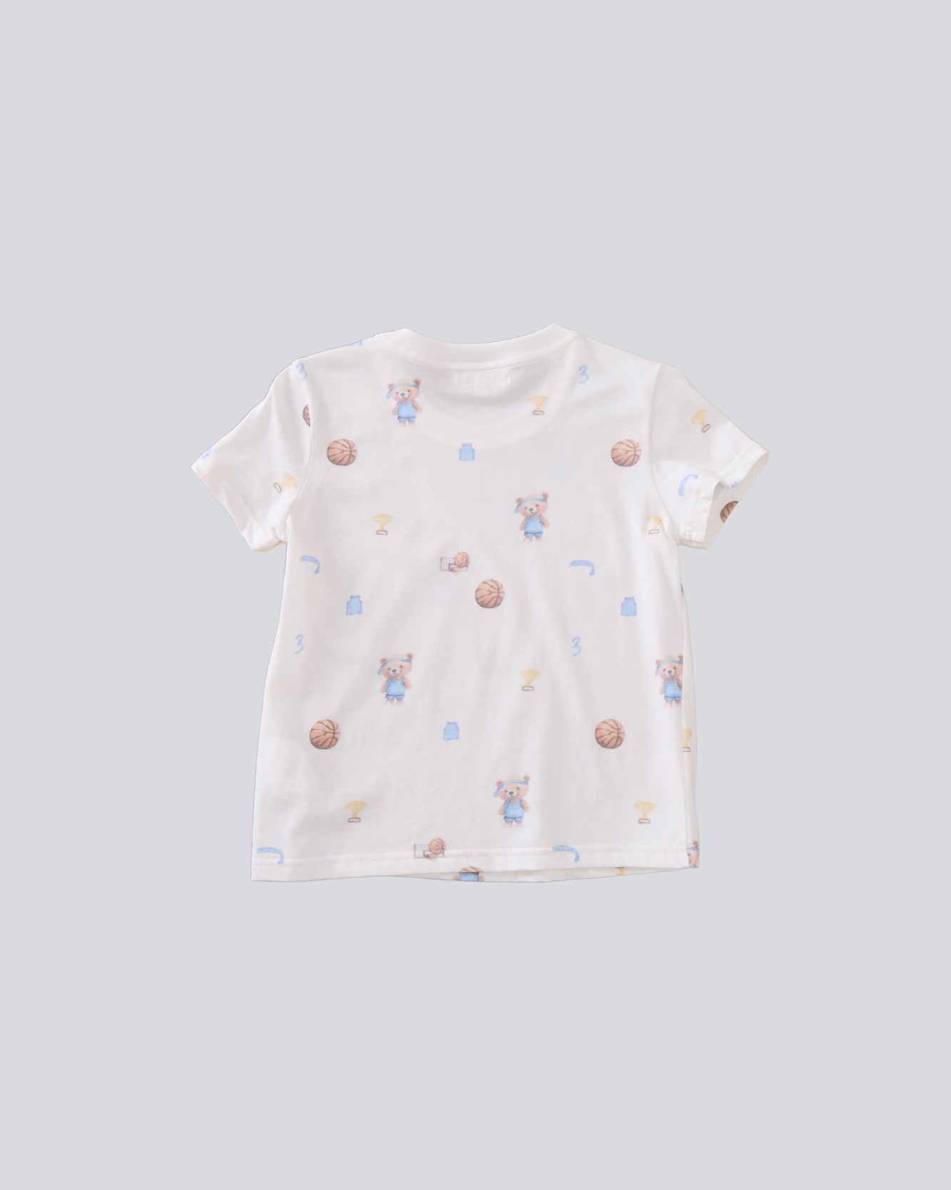 Short Sleeves T-shirt - Basketball Print