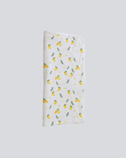 Hooded Blanket - Lemon Print