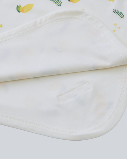 Hooded Blanket - Lemon Print