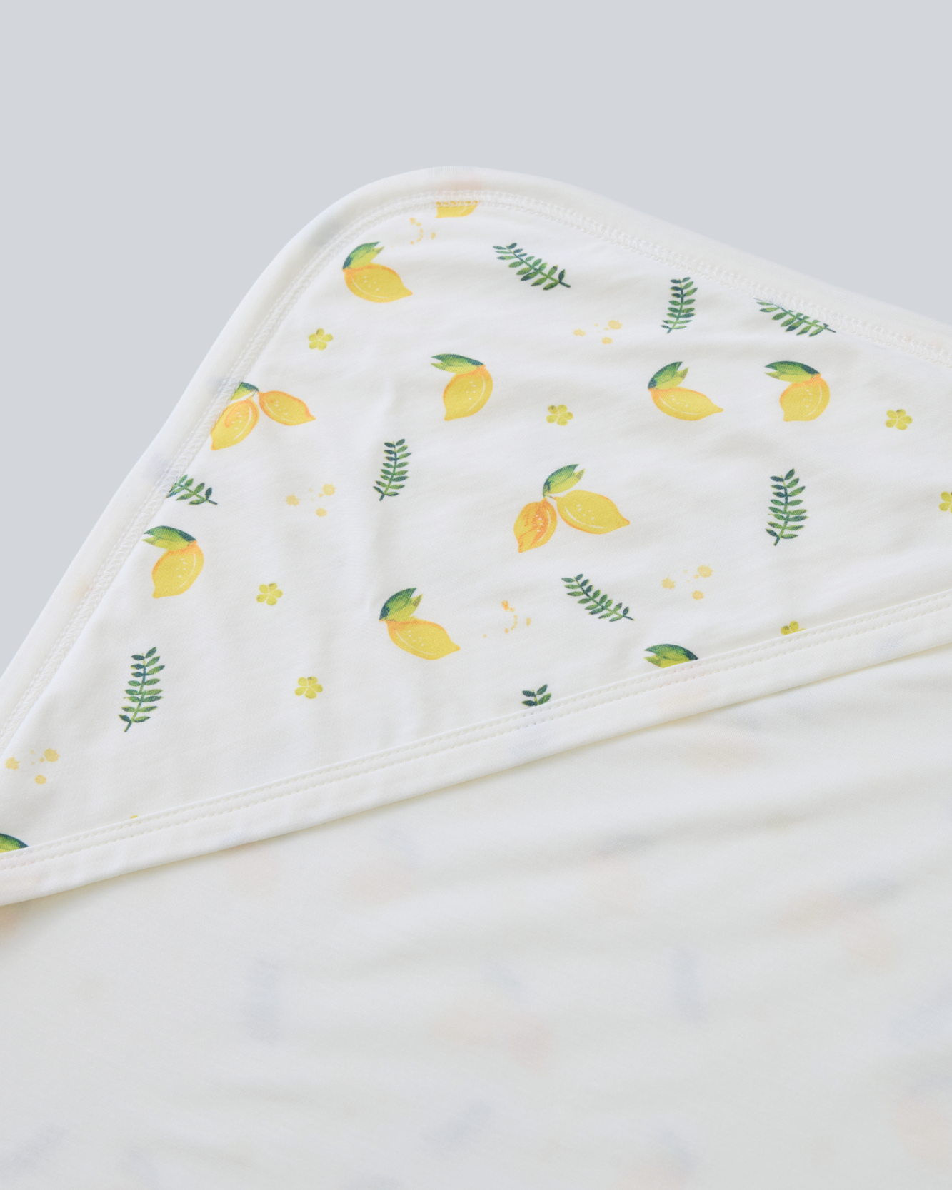 Hooded Blanket - Lemon Print