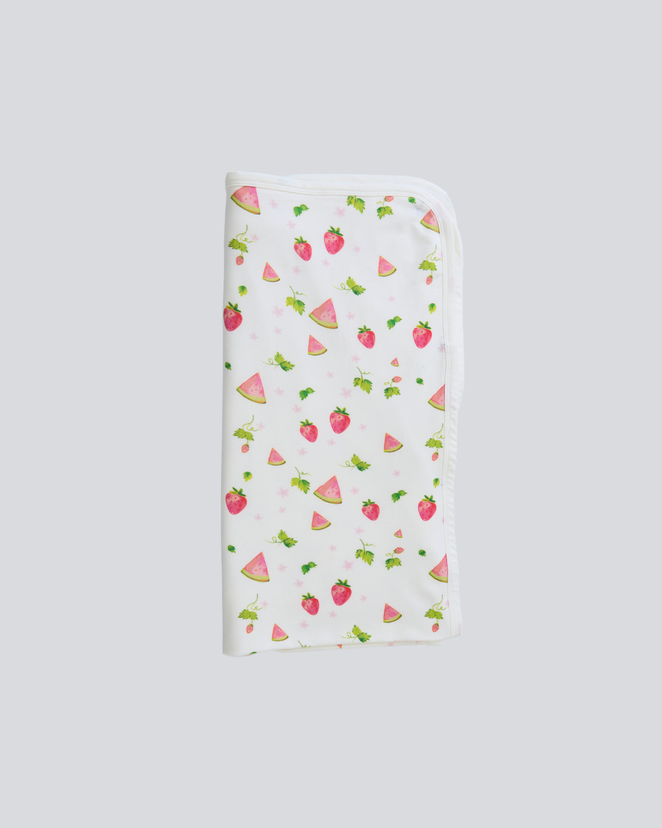 Hooded Blanket - Strawberry Print