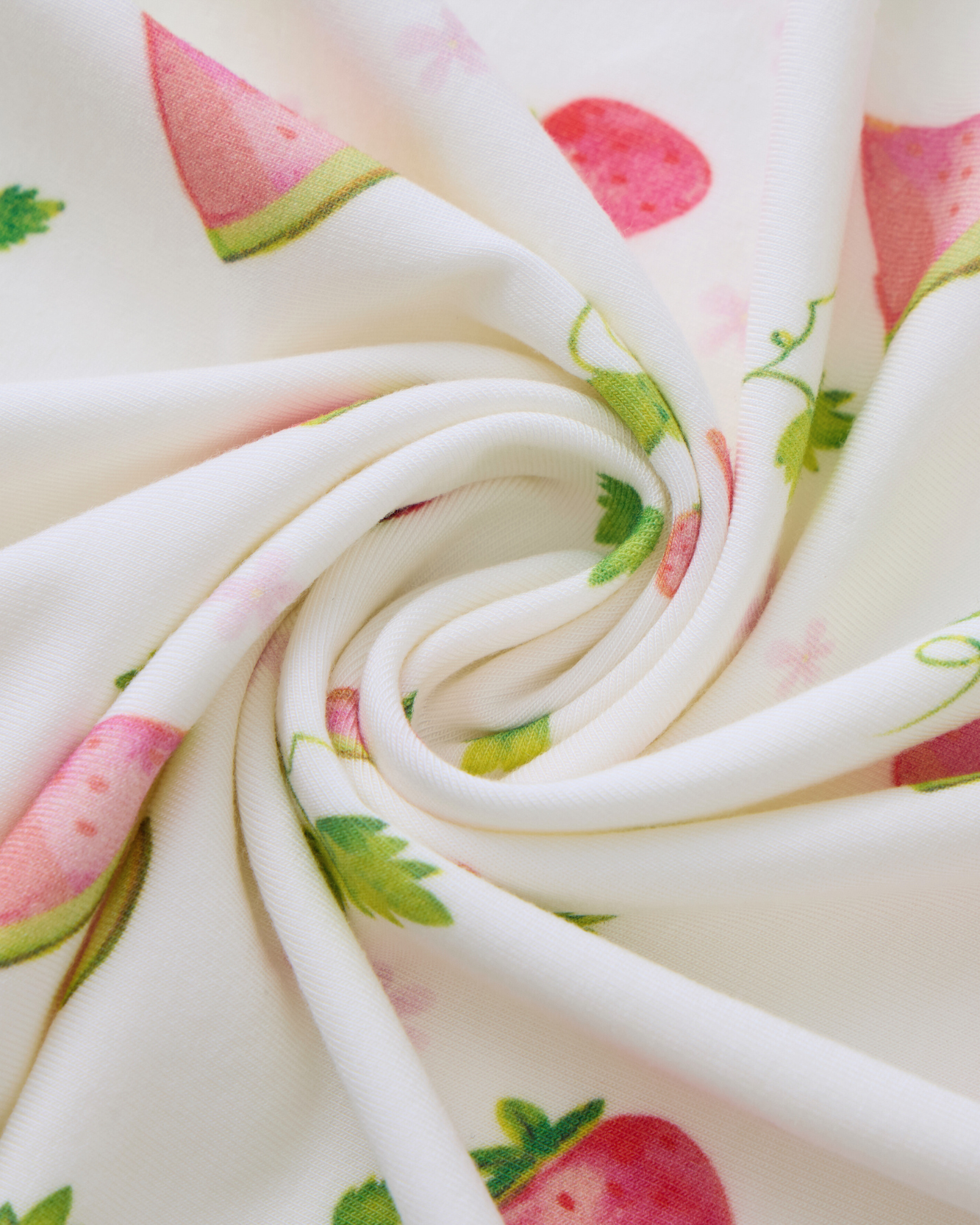 Hooded Blanket - Strawberry Print