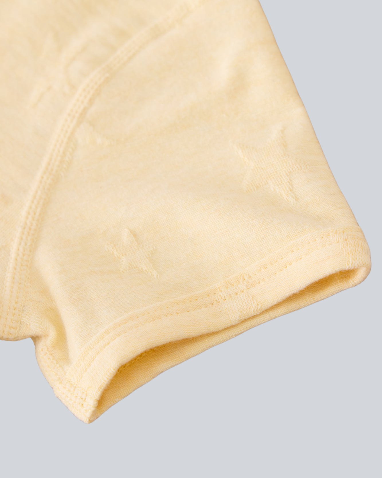 Short Sleeve Kimono - Yellow Star-jacquard