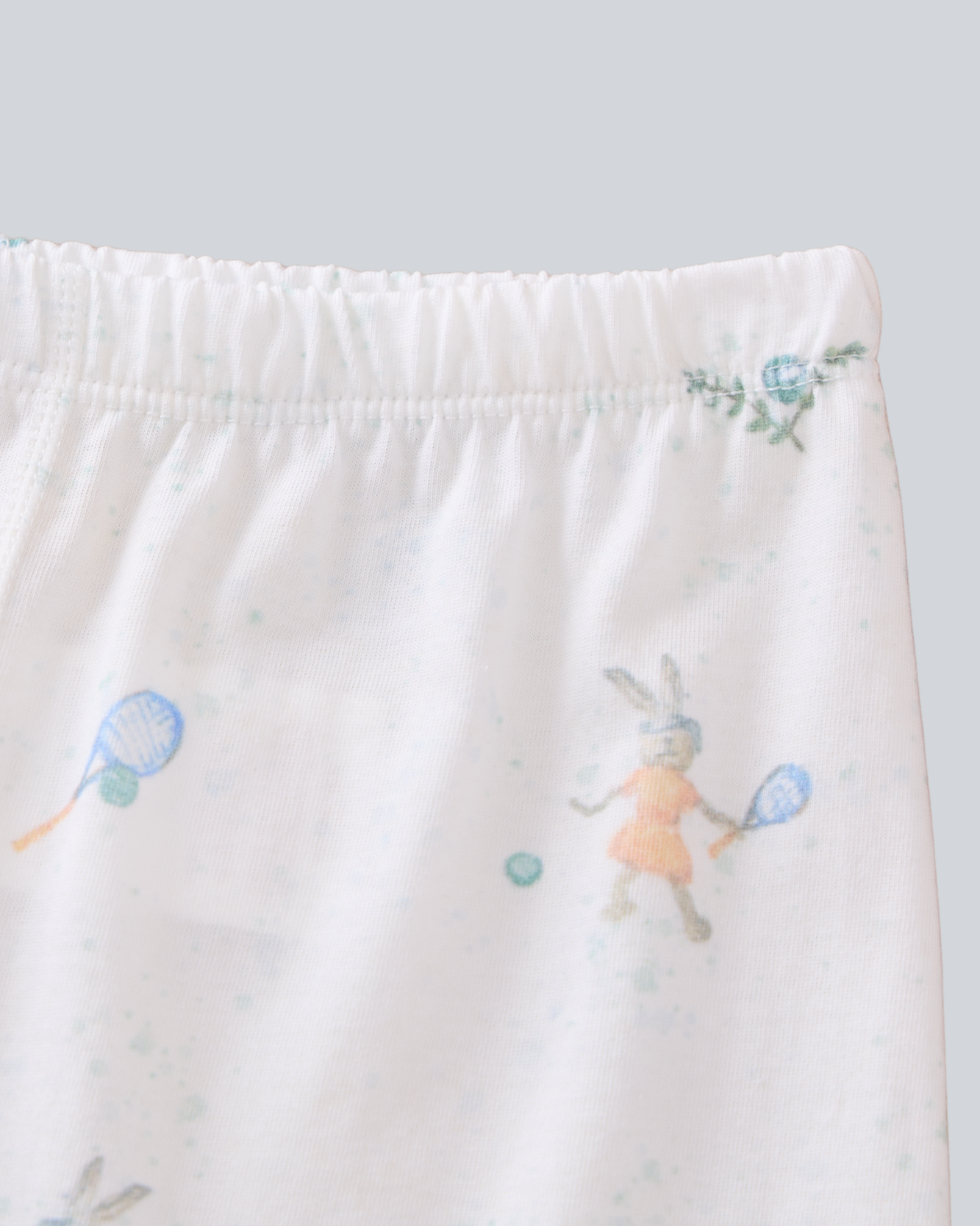 2-pcs Short Sleeve Pajama Set - Tennis Print