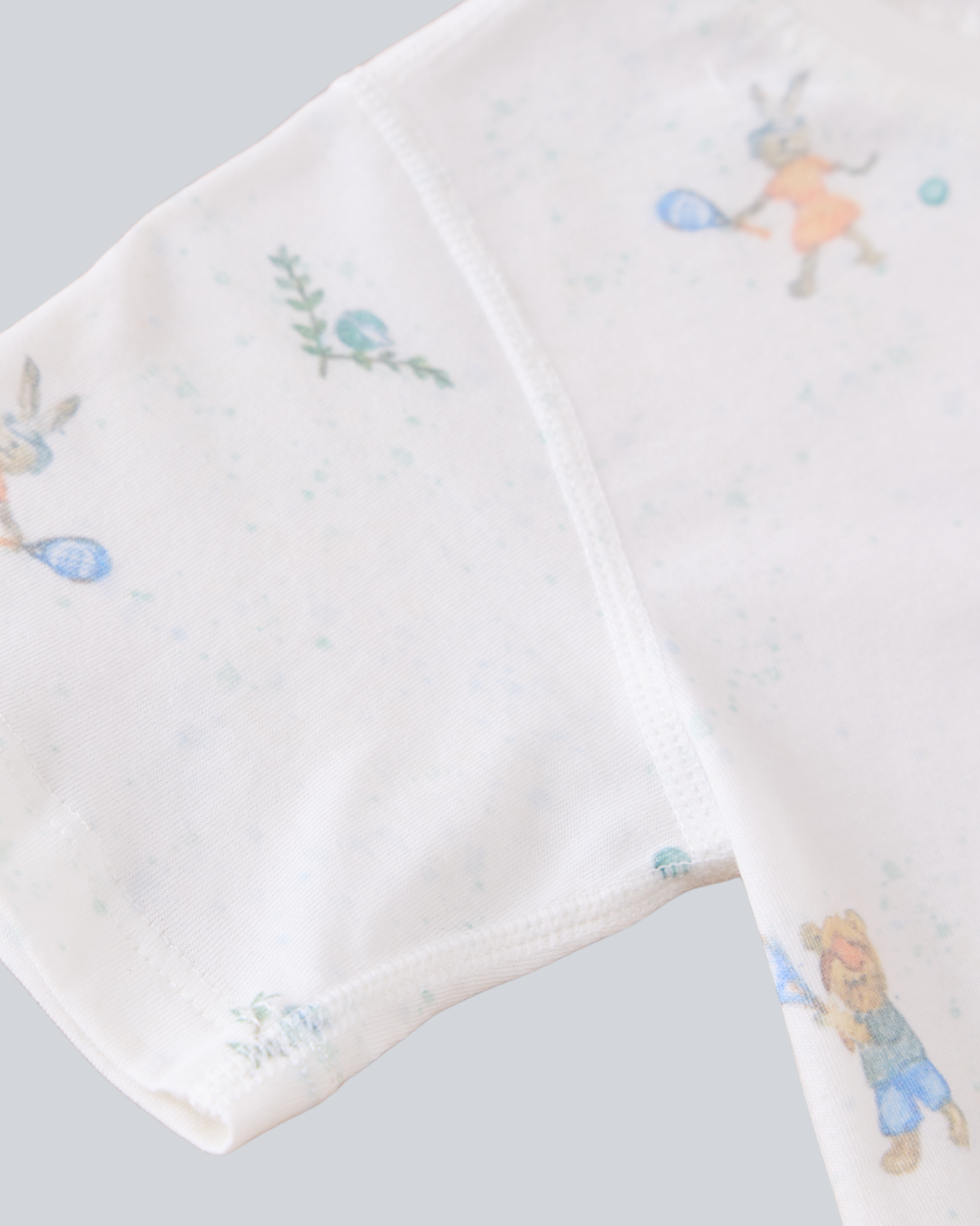 2-pcs Short Sleeve Pajama Set - Tennis Print