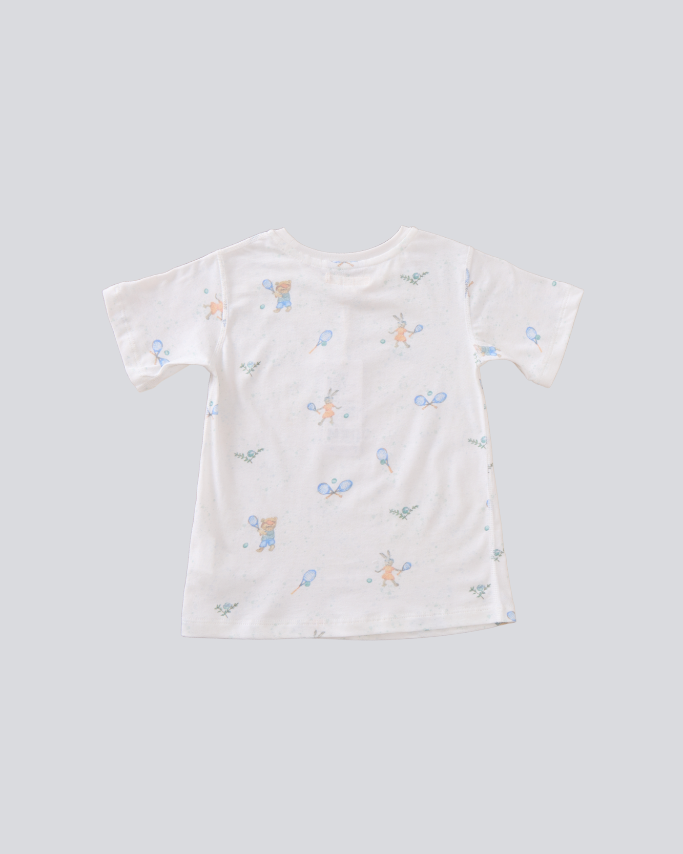 2-pcs Short Sleeve Pajama Set - Tennis Print