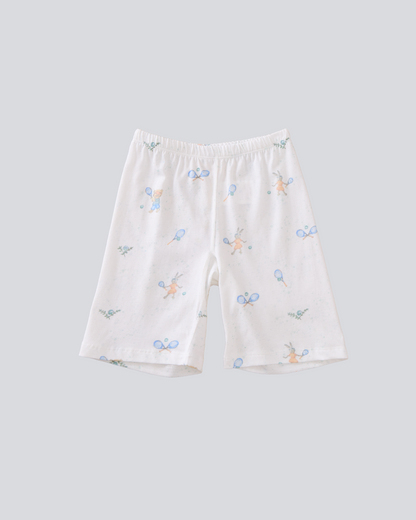 2-pcs Short Sleeve Pajama Set - Tennis Print