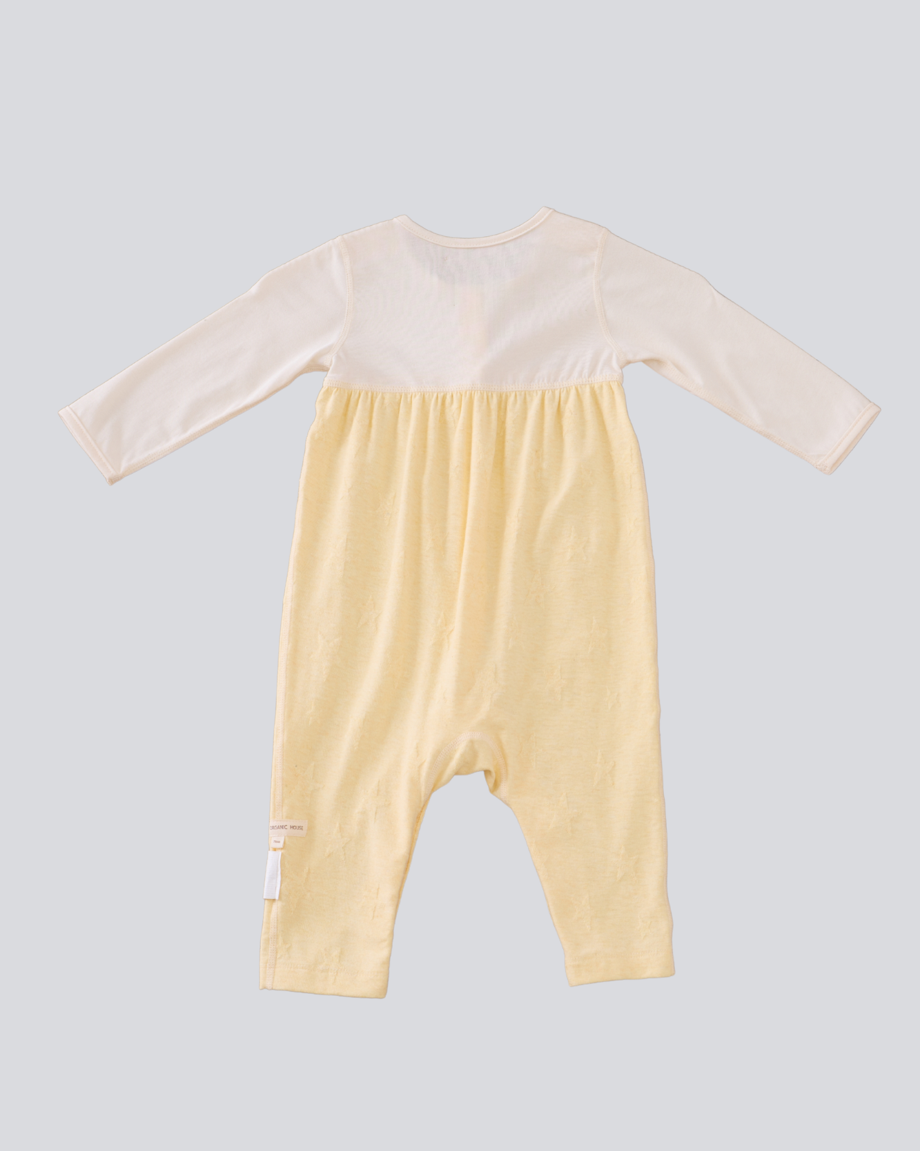 Multi-functional Romper - Yellow Star-jacquard