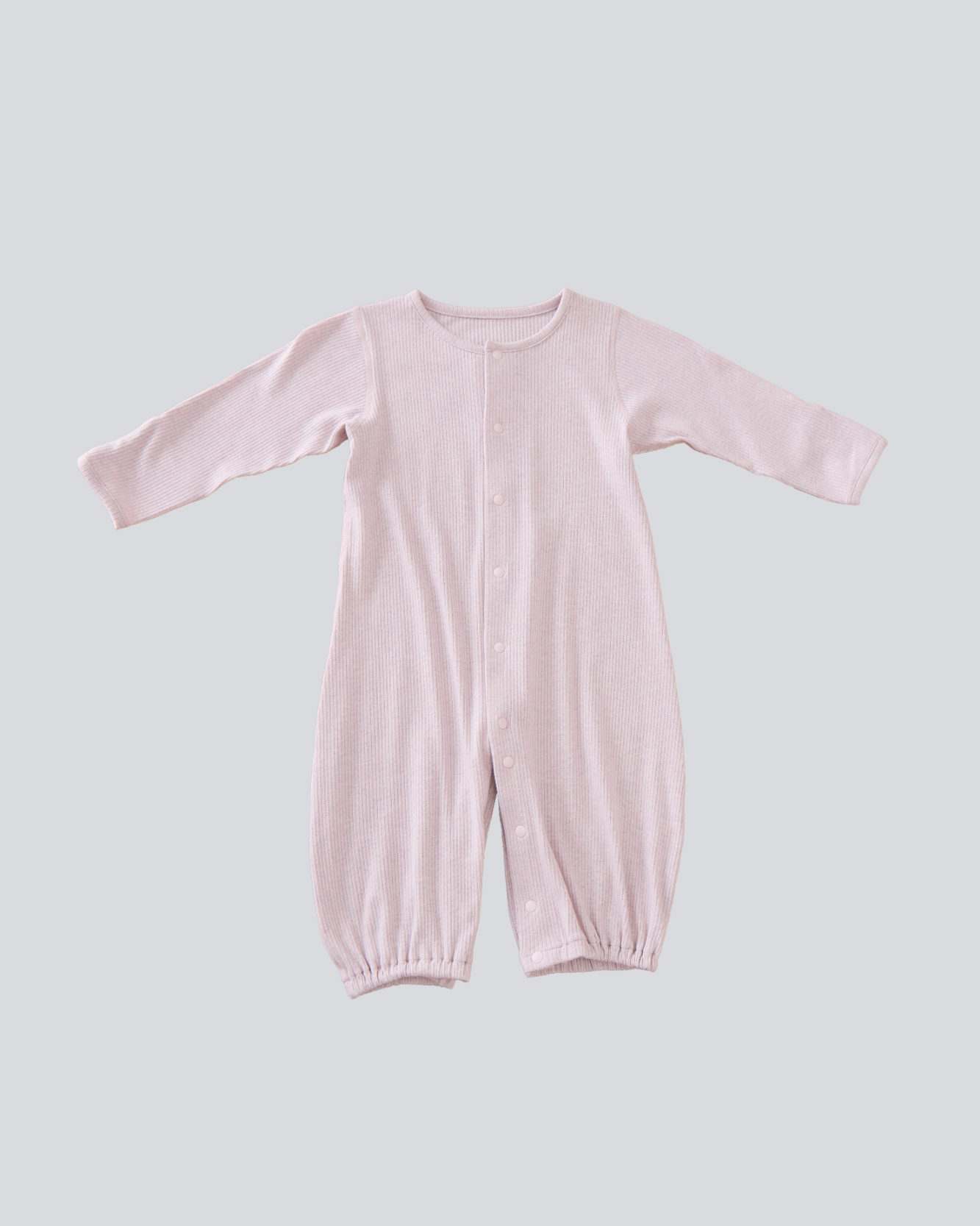 Long sleeve Convertible Gown - Smoky Purple