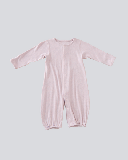 Long sleeve Convertible Gown - Smoky Purple