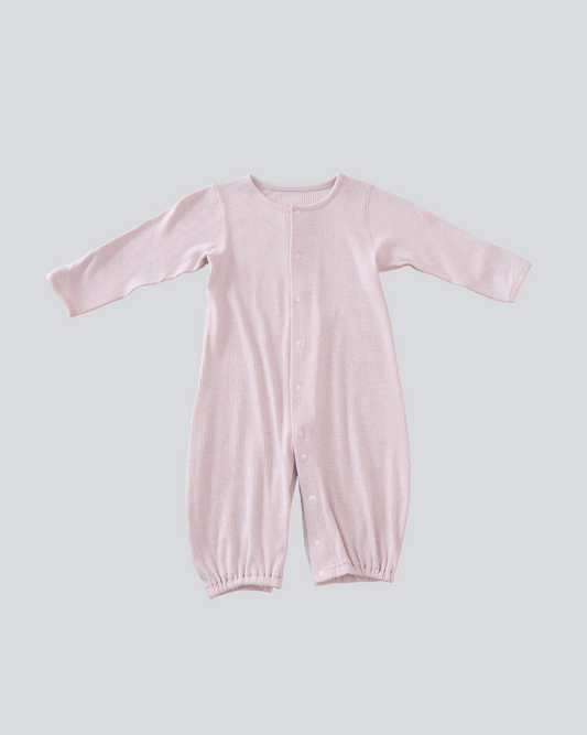 Long sleeve Convertible Gown - Smoky Purple