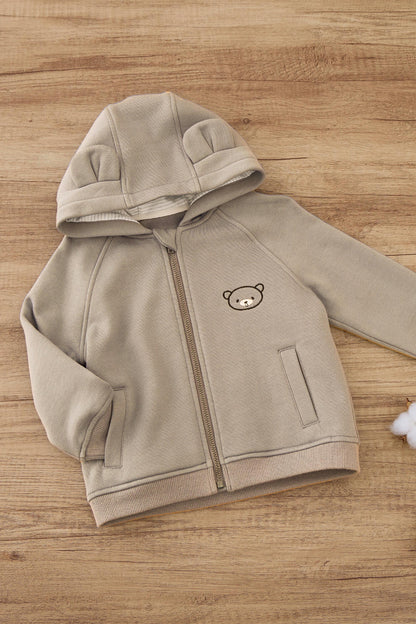 Bear Hoodie Zip Up