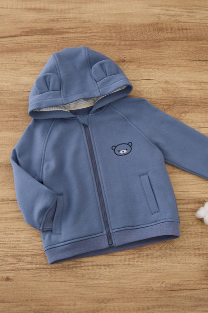 Bear Hoodie Zip Up