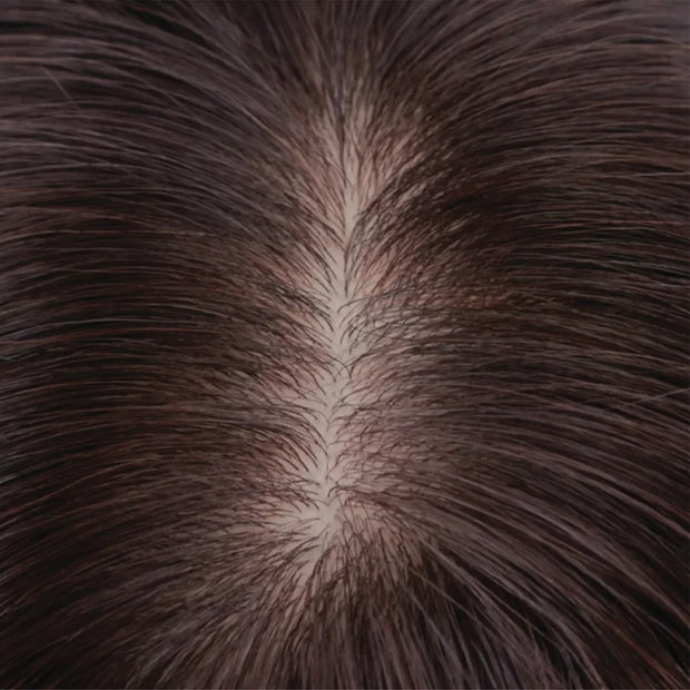 Real Human Hair Silk Base Hair Topper with Clip – Natural, Luxurious, Effortless Confidence