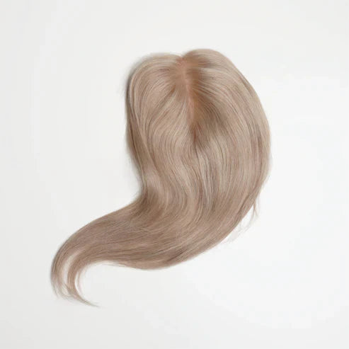 Real Human Hair Silk Base Hair Topper with Clip – Natural, Luxurious, Effortless Confidence
